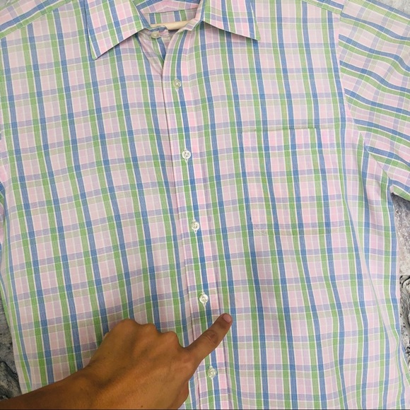 Lands End Super Fine 2-ply Button Down Long Sl. 16 - Picture 4 of 8